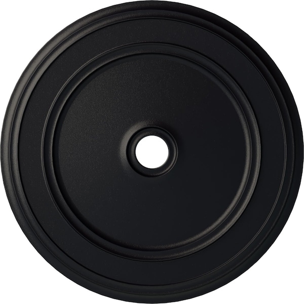 Ekena Millwork Classic Ceiling Medallion (Fits Canopies up to 5 1/2"), 41 1/8"OD x 4"ID x 2 1/8"P, Steel Gray CM41CLSGS - main